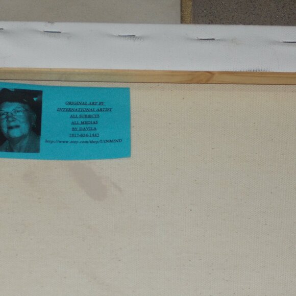 Acrylic "Winter Wonder" painting, 16"x20" - Picture 3 of 3